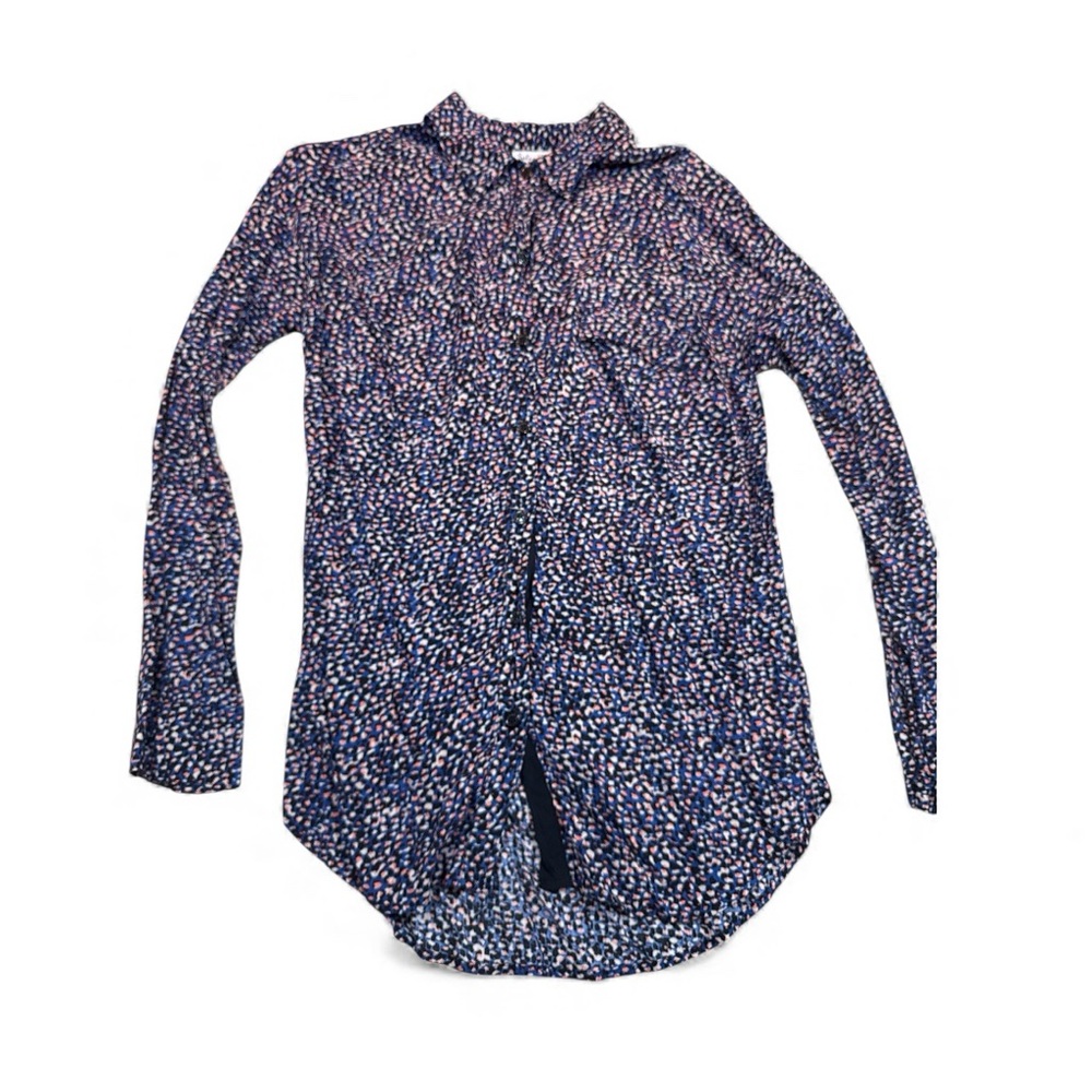 Splendid Women’s speckled button up blouse multicolor Size Small